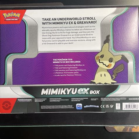 Pokemon Mimikyu Ex Box Ebay