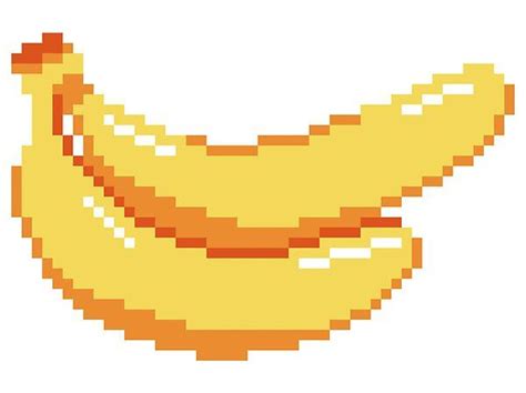 Pixelated Bananas By Shopmaggierose Redbubble Pixel Art Aesthetic