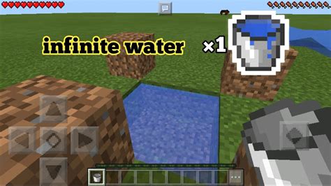 How To Make A Infinite Water Source With 1 Bucket Of Water YouTube