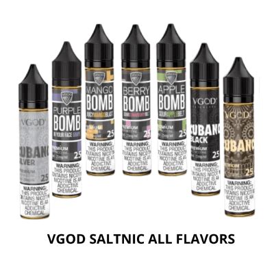 Vgod Salt Nic E Liquid 20mg 25mg 50mg Dubai UAE