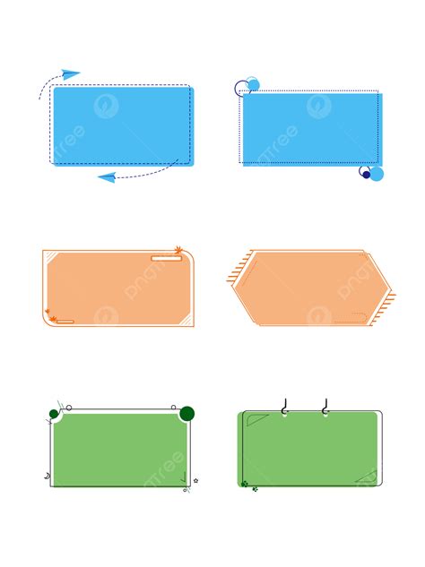 Title Text Box Hd Transparent Cartoon Cute Wind Border Title Box Text