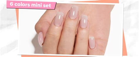 Amazon Modelones Jelly Nail Polish Summer Colors Sheer Nude