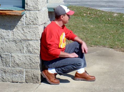 JB White Sock Gay Guy Black Levis Jeans Nike Sweatshir Flickr