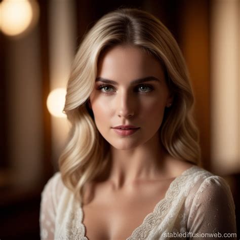 Blonde Woman Named Sara Stable Diffusion Online