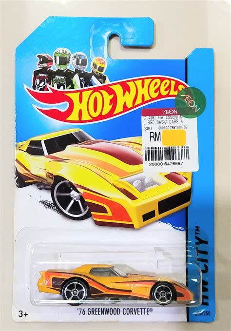 Hot Wheels 76 Greenwood Corvette 2013 Card Hobbies Toys Toys Games On Carousell