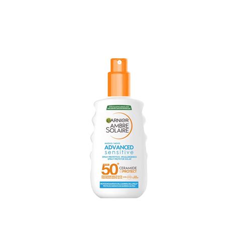 Buy Garnier Ambre Solaire Advanced Sensitive Sun Spray SPF50 150ml