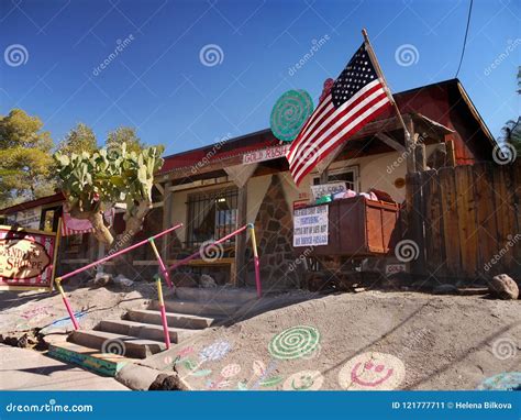 Historic Oatman Ghost Town Route 66 Arizona Editorial Photo Image