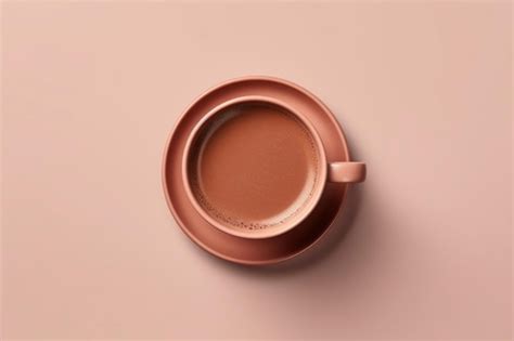Hot Chocolate Coffee Cup Mug Premium AI Generated Image