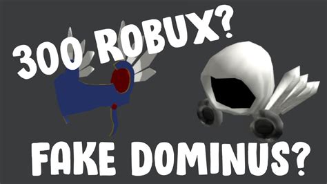 How To Get A Fake Dominus In Roblox 200 Robux Youtube