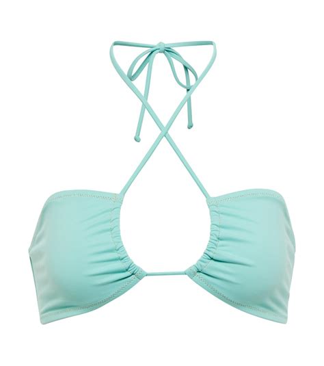 Reina Olga Halterneck Cutout Bikini Top Reina Olga