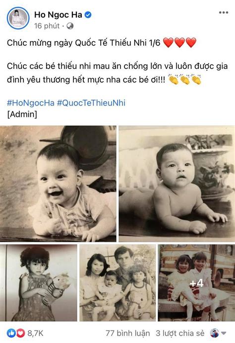 Sao Việt mừng ngày 1 6 Hồ Ngọc Hà khoe ảnh nude thuở bé Saostar vn