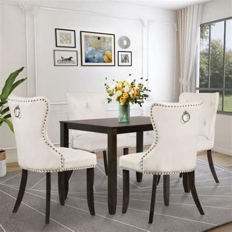 Accent Dining Chairs Set Of 4 Thebigscred