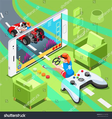 Pc 비디오 게임 배경 화면 및 스톡 벡터로열티 프리 561756700