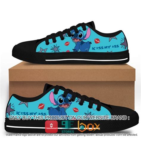 BEST Stitch Kiss My Ass Canvas Low Top Sneaker Express Your Unique Style With BoxBoxShirt