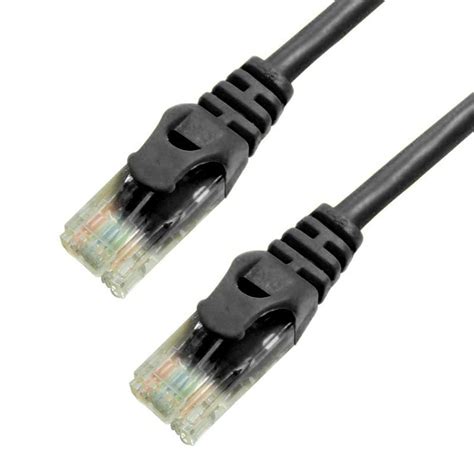 Cat5e Ferrari Boot Ethernet Cable Black Jacket Shop Online