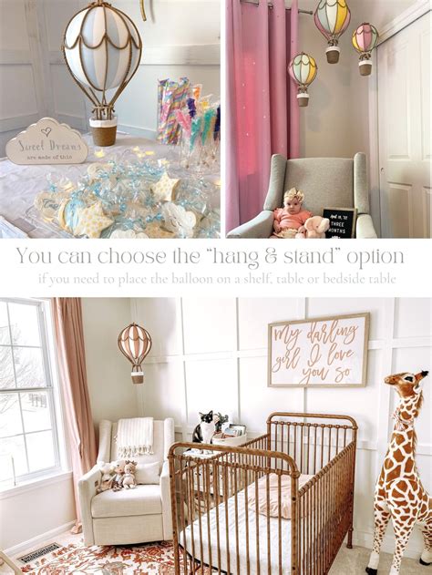 Hot Air Balloon Decor Size L Tres Petit