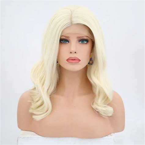 Charisma 14 Inch Bob Blonde 613 Synthetic Short Hair Lace Front Wigs Glueless For Women High
