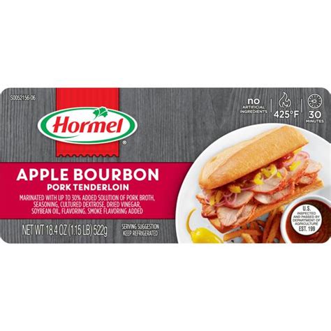 Hormel Always Tender Apple Bourbon Flavor Pork Tenderloin Publix