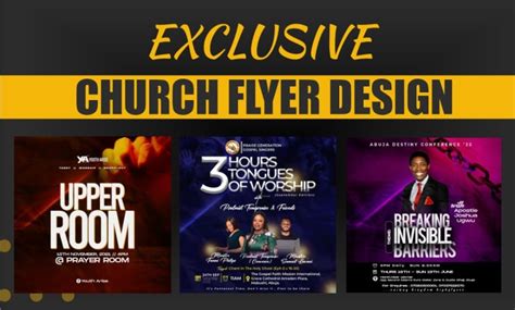 Create Exceptional Church Flyer Design Church Poster Conference Flyer