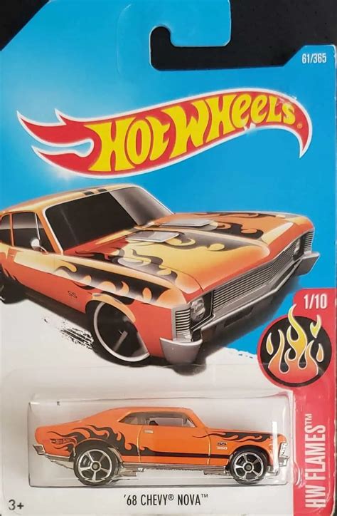 Hot Wheels Flames Chevy Nova Universo Hot Wheels