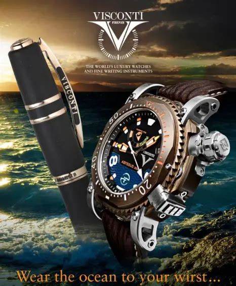 Visconti Creates Waves at Baselworld 2015 • Italia Living