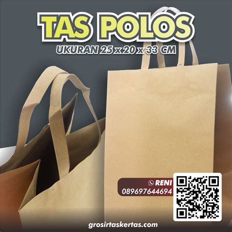 Paper Bag Polos X X Cm Custom Dan Grosir Tas Hajatan