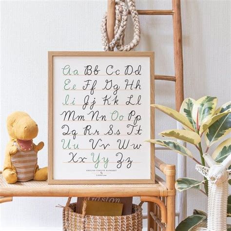 Keep cursive alive and well in your home or workplace with this cursive ...