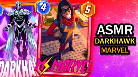 ASMR Darkhawk Marvel Deck Marvel Snap Gameplay YouTube