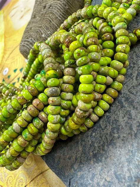 Sea Sediment Jasper Rondelle Beads Mm Jasper Gemstone Etsy Uk