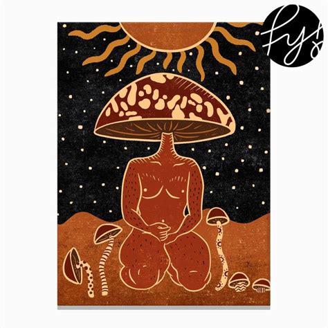 Mushroom Canvas Print Canvas Prints Wall Art Canvas Prints Mushroom Art