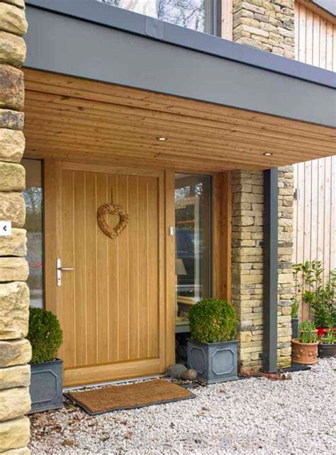 GBS78 Triple Glazed Timber Outward Opening Entrance Doors 21 Degrees