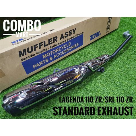 YAMAHA SRL 110 Z ZR LAGENDA 110 Z ZR STANDARD EXHAUST EJM Shopee