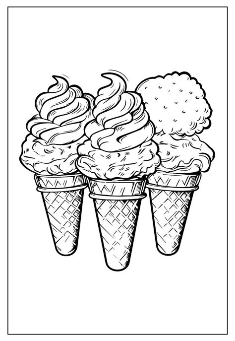Desenhos Para Colorir Sorvetes - 8