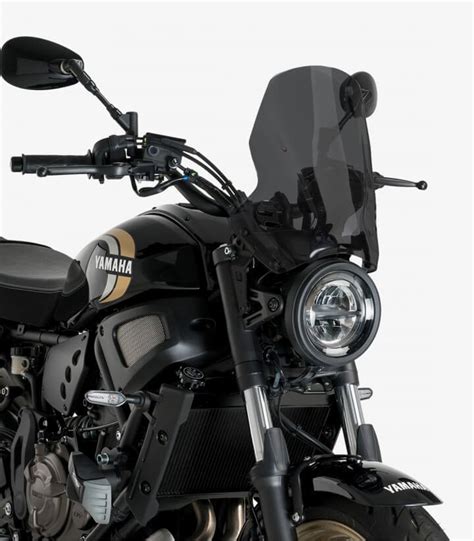 Yamaha Xsr Puig Naked New Generation Sport Dark Smoked Windshield F