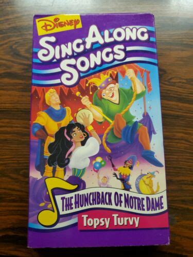 Walt Disney Sing Along Songs The Hunchback Of Notre Dame Topsy Turvy