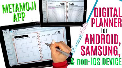 How To Use A DIGITAL PLANNER For ANDROID Using A Digital Planner On