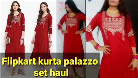 Flipkart Kurta Palazo Set Myntra Kurta Palazo Set Review Myntra Kurta