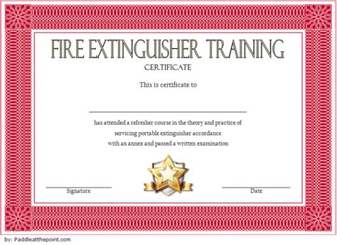 fire safety certificate template   fresh ideas