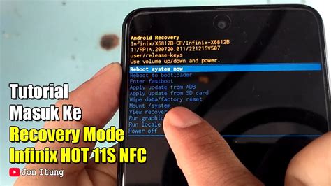 Tutorial Masuk Ke Mode Recovery HP Infinix HOT S NFC YouTube