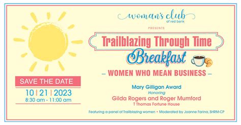 Breakfast Event Banner Womans Club Of Red Bank