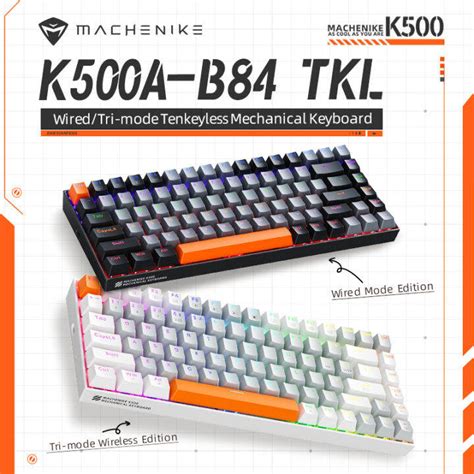Machenike K B Mechanical Keyboard Hot Swappable Led