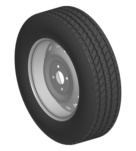 Колесо 175x70 R13 - Чертежи, 3D Модели, Проекты, Автомобили легковые