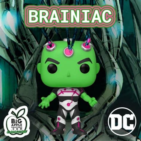 Superman Funko Pop Brainiac Big Apple Exclusive Big Apple Funko