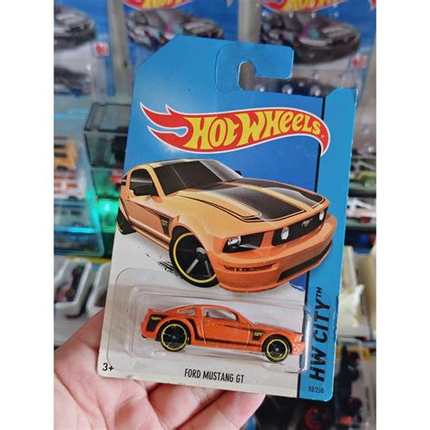 Xe M H Nh Hot Wheels Ford Mustang Gt Cam Card C Shopee Vi T Nam