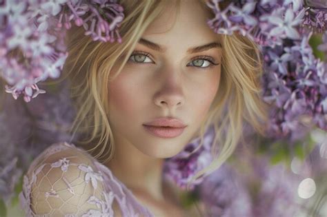 A Beautiful Blonde French Woman Premium Ai Generated Image