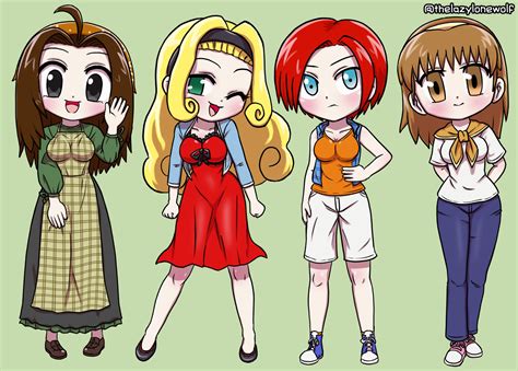 A Wonderful Life Harvest Moon Characters Lauryn Tong