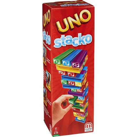 Mattel Games Uno Stacko 43535 Shopee Malaysia