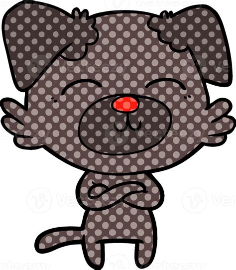 Cartoon Dog Crossing Arms 45031893 Png