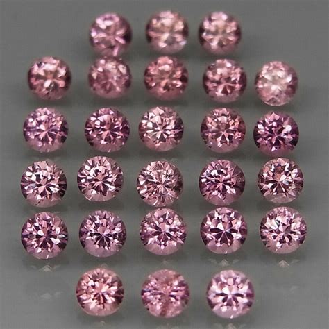 Лавандовая шпинель 2.02ct 2.5 мм 26 шт купить в магазине в СПб