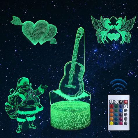 3D Night Light, 3D Creative Visualization Lamp with Remote Control, 16 ...